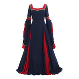 Cosplaydiy Vestido Renacentista Mujer Traje Medieval Vestido