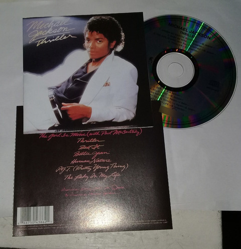 Michael Jackson Thriller Cd Promo Argentino / Kktus