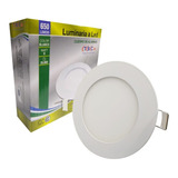 Panel Led Circular 8w Para Embutir 