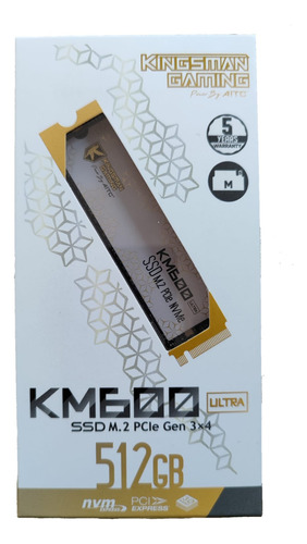 Ssd M.2 512gb Gen3x4 Km600 Ultra Pcie 3.0 R3300mb/w3000mb