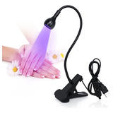 Luminaria Led Uv Clip Cabine Secagem Unhas E Esmaltes Gel 