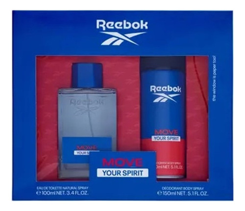 Move Your Spirit Set Reebok  2 Piezas  100 % Original