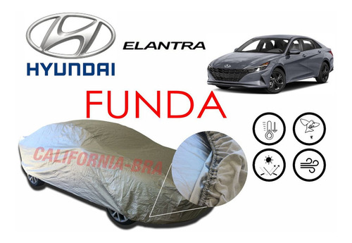 Funda Cubierta Lona Cubre Hyundai Elantra 2022 2023 2023