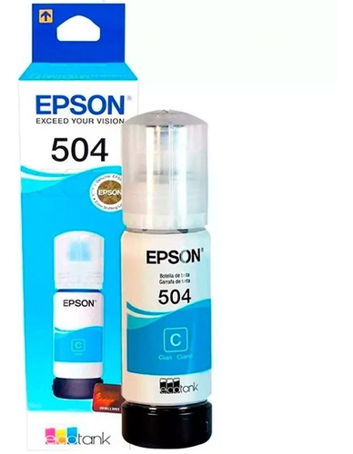 Botella Tinta Epson T504 Ecotank Original L4150 +obsequio***