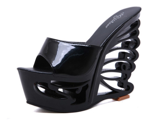 Zapatos De Tacón De Cuero De 15 Cm Para Mujer
