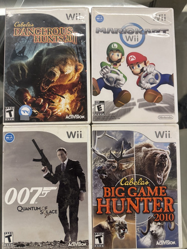 Cuatro Juegos Wii Originales