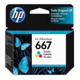 Cartucho De Tinta Hp 667 Color Original P/ 2776, 2775, 2376