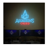 Letrero Led Neon Game Assassin's Creed Ancho80cm Luminoso