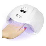 Lampara De Uñas Uv Led 72w Secador De Uñas Sunx Plus