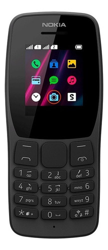 Celular Nokia 110 Leitor Mp3 Rádio Fm Com Jogos 