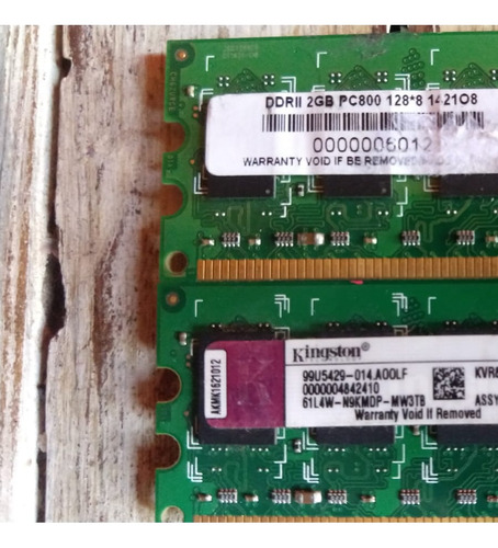 Memoria Ram Ddr2 4gb (2x2gb) 800mhz