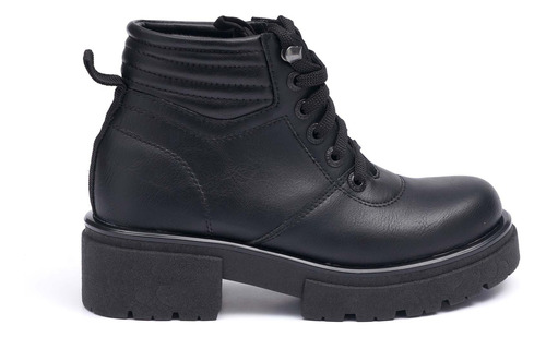 Borcegos Bota Acordonados Mujer Moda Savage Pu Roma Alpinos