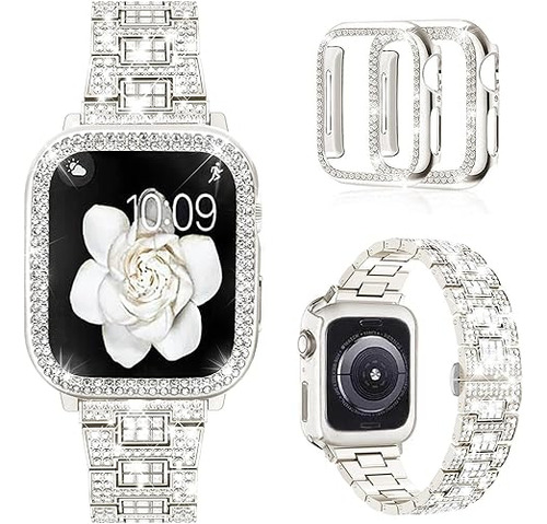  Correa Para Reloj Apple Watch Metalica S-starlight 45mm.