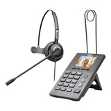 Teléfono Callcenter Fanvil X2 Poe Y Diadema Ht201