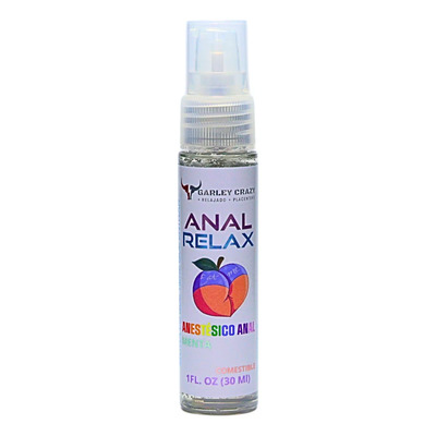 Garley Crazy Anal Relax Lubricante Íntimo Desensibilizador 1fl.oz\u002F30ml, LUBRICANTE Relajante Anal, anestésico ANAL, Menta | Meses sin interés