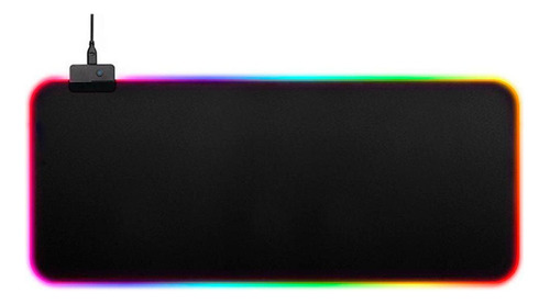 Mouse Pad Gamer Antideslizante Luz Rgb 90x40 Extra Grande