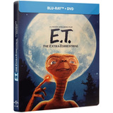 Et El Extraterrestre Blu Ray + Dvd Steelbook Película Nuevo