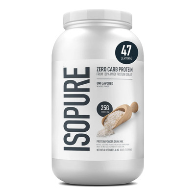 Proteína Isolada De Soro De Leite Em Pó Isopure 3 Libras Sem