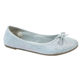 Zapato Ballerina De Dama Confort Shosh 3056 Color Gris