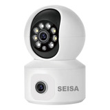 Camara Ip Wifi Doble Camara Fija Y Gira 360 Caseros