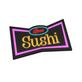 Letreiro Luminoso New Open Sushi - Decoração Sushi Bar