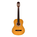 La Sevillana Un-3eq Guitarra Clásica Electroacústica Nylon Color Natural Orientación De La Mano Diestro