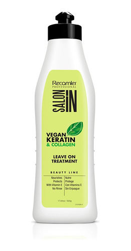 Vegan Keratin Collagen Leaveon - mL a $86