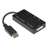 Cable Adaptador 4 En 1 Displayport A Hdmi/vga/dvi/audio