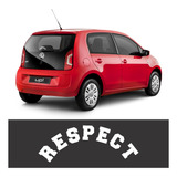 Adesivo Vidro Traseiro Emblema Respect Volkswagen Up