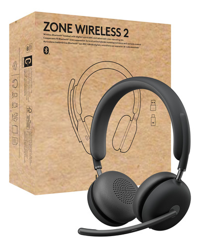 Audifono Logitech Zone Wireless 2 Uc - Revogames