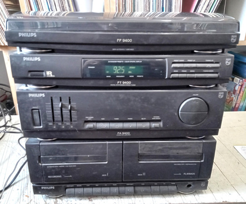 Stereo System 3x1 Philips As 9400 = Para Conserto / Peças