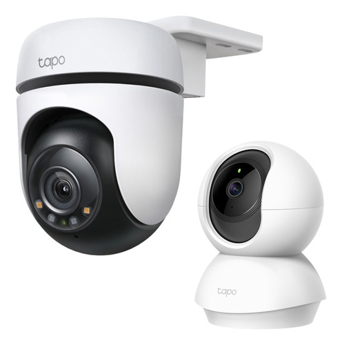 Kit 2 Camaras Video Vigilancia Int/ext 360° Graba Audio 3mp
