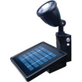 Maxsa 40334 Luz Led Solar Para Bandera, Con Enfoque Direccio