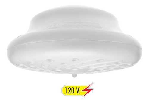 Ducha Eléctrica Zent Boccherini Automática 120v Blanca Color Blanco 120