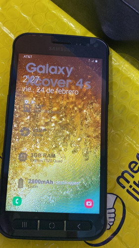 Samsung Galaxy X Cover 4s Color Negro Libre . Impecable. Leer!!