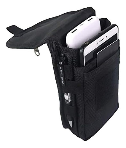 Bolsa Porta Celular Cinturon Con Trabilla Y Compartimentos