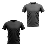 Kit 2 Camisa Plus Size Camiseta Dry Fit Corrida Academia 