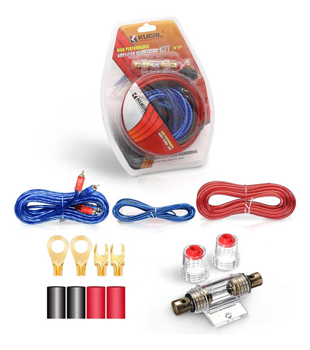 10ga Audio Vehiculo Kit Cable Rca De Audio Para Amplificador