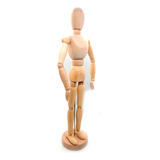 Maniqui De Madera Modelo Articulado Figura Femenina 30cm