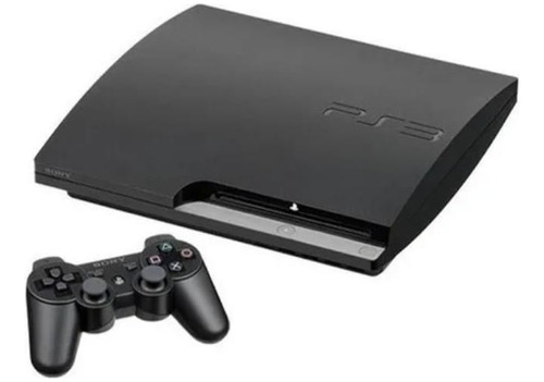 Sony Playstation 3 Slim 160gb Standard Cor Charcoal Black + 29 Jogos Físicos