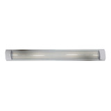 Tubo Led Flat Integrado 40w 120cm Doble Tira De Leds Sl