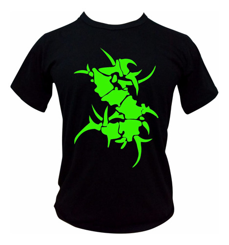 Camiseta Banda Sepultura Cores Neon Luz Negra 100%  Algodão