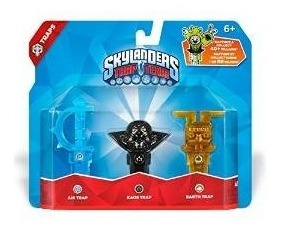 Skylanders Trampa Equipo: Triple Pack De Trampa: Aire, Kaos,