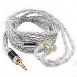 Cable Repuesto Silver Audífonos Kz Zsn Pro, Dq6, Zsx, Zax