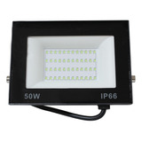 10x Refletor Led 50w Holofote Bivolt Prova D'água Ip66 Verde