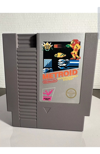 Metroid Nes 8 Bits Nintendinho Original 5 Parafusos