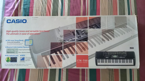 Teclado Musical Casio Standard Ctk-700 61 Teclas. Impecable!