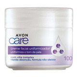 Creme Avon Care Facial Uniformizador - 100g Para Todos Os Tipos De Pele De 100ml/100g