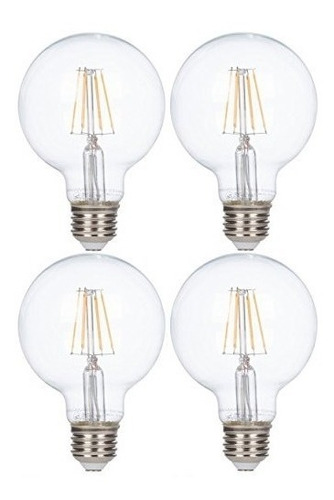 Pack 4 Ampolletas Led Globo Edison Vintage Retro 6w