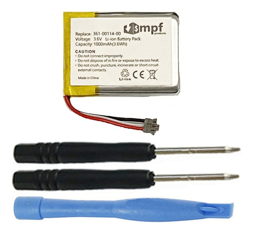 Mpf Products Batería De Repuesto 361-00114-00 De 1000 Mah Co